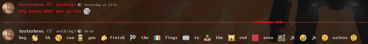 Callum Tester ban message